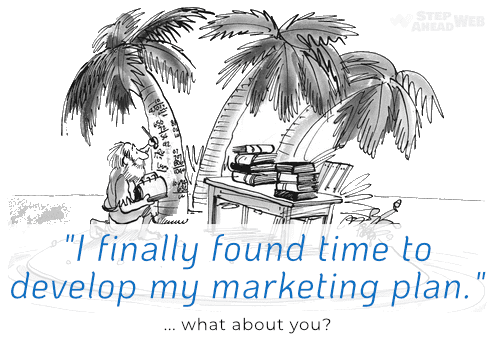 I finally found time to develop my marketing plan. What about you? I finally found time to develop my marketing plan. What about you?
